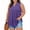 Purple, variant on Dxzfnsa Womens Plus Size Tank Tops Summer Women's Fashion Pleated Sleeveless V Neck T Shirts Casual Loose Fit Basic Solid Color Pullover Tops