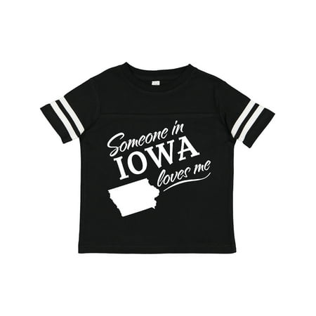 

Inktastic Someone in Iowa Loves Me Gift Toddler Boy or Toddler Girl T-Shirt