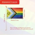 thumbnail image 4 of Paquete de 100 de del Orgullo Gay de Progreso Intersex, Pequeñas Minibanderas LGBTQ de Mano de Arcoíris, 5x8 Pulgadas, 4 of 6