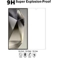 thumbnail image 3 of SELOZKE 2Pack Screen Protector Compatible with Samsung Galaxy S24 Ultra 6.8" Tempered Glass 9H Hardness, Anti Scratch, Bubble Free, Easy to Install HD Clear Protective Film, 3 of 6