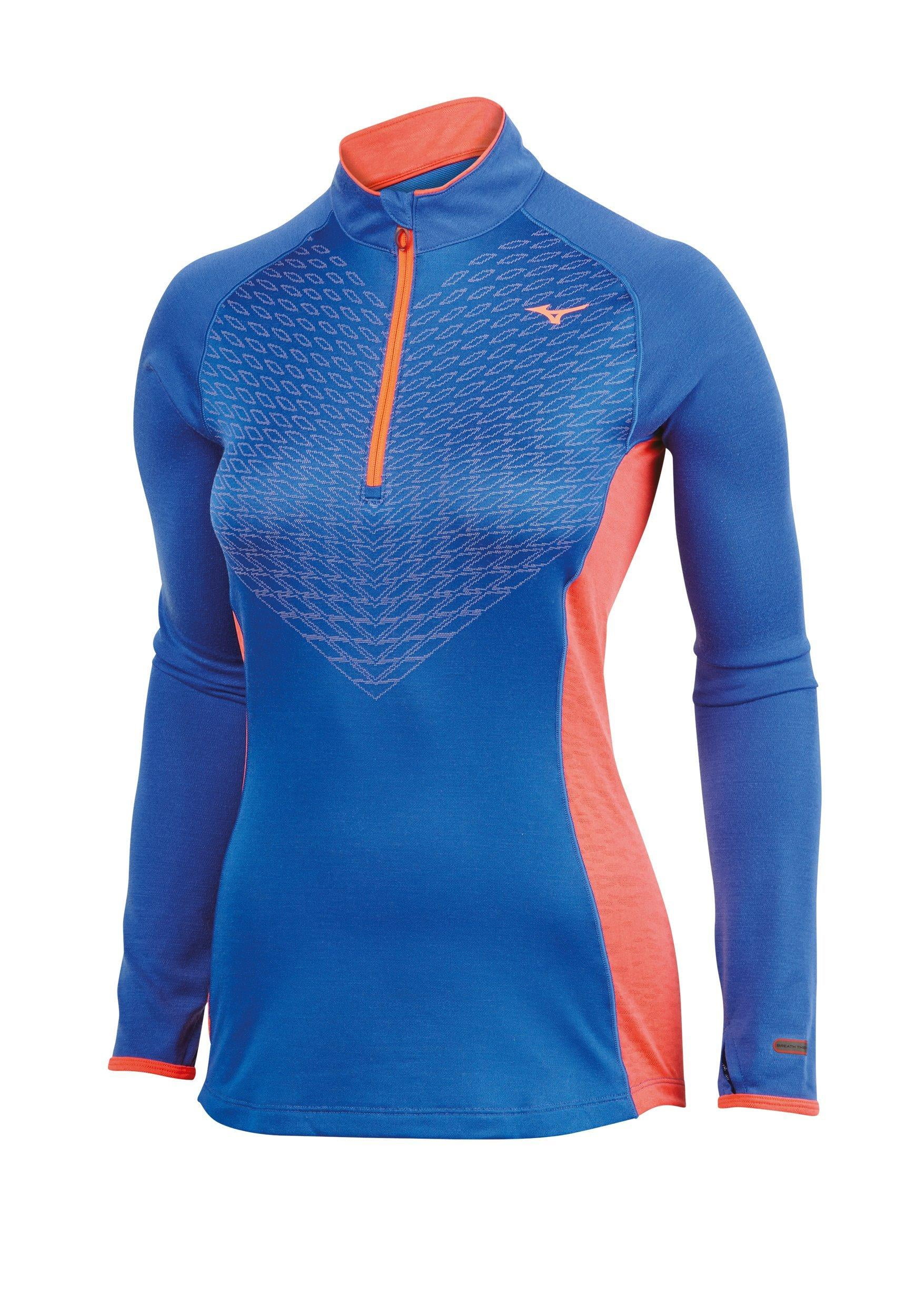 Mizuno Mizuno Womens Running Apparel Women's Breath Thermo Double Knit HalfZip 421466