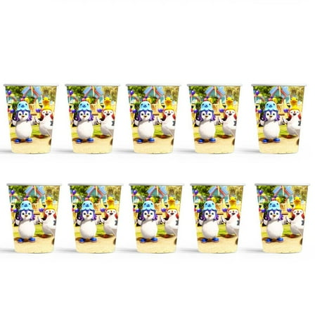 Badanamu Birthday Party Supplies Cups Tableware Disposable Paper Mouthwash Drinking Cups