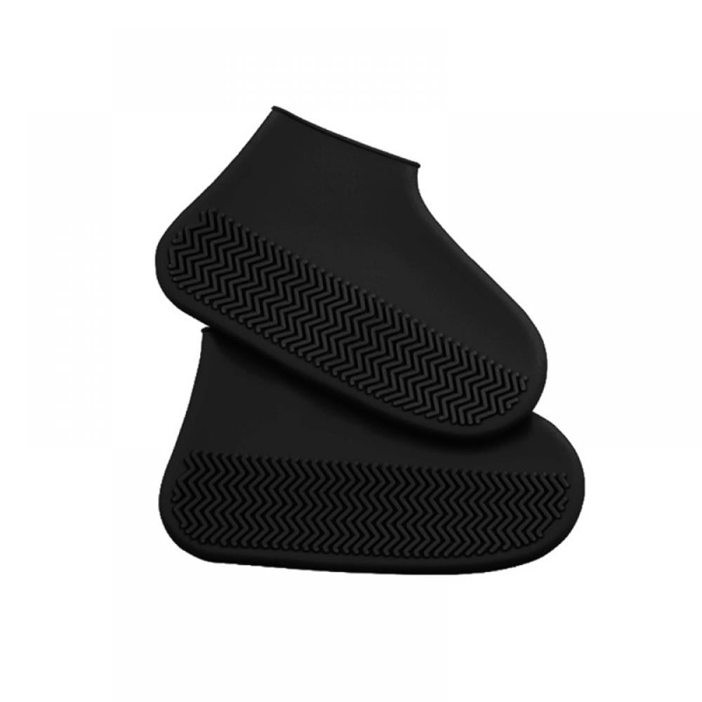 Details about   Durable Silicone Overshoes Cover Rain Waterproof Shoe Covers Boot Shoe Protector 
