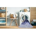 thumbnail image 2 of Ahgly Company Machine Washable Indoor Square Transitional Deep Periwinkle Purple Area Rugs, 5' Square, 2 of 7