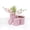 Pink, variant on Unikpackaging Set of 3 pcs, Velvet Round Flower/Gift Box with Lids, Emerald
