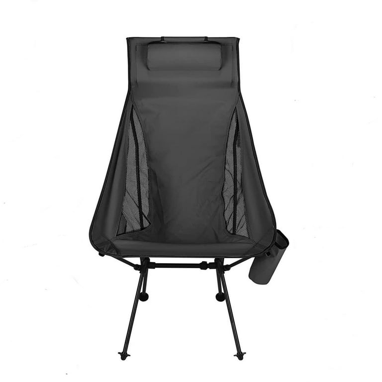 Portable Folding Camping Chairs, Heavy Duty Lawn Chair Support 300