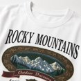 thumbnail image 4 of Rocky Mountains Colorado Graphic T-Shirt, Unisex Outdoor Mountain Tee, 4 of 9