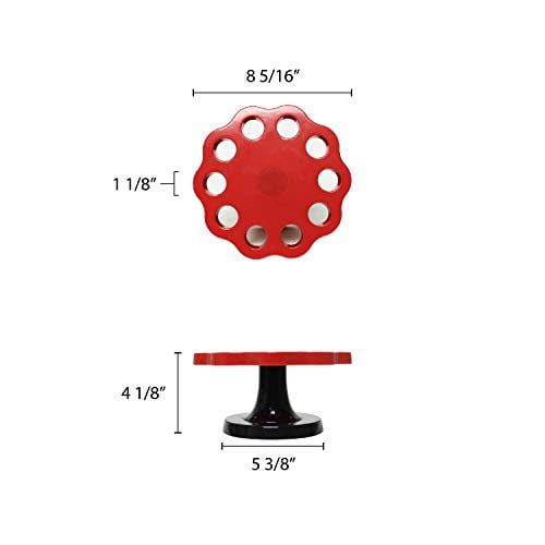 Thunder Group 10-Cavity Sushi Roll, Plastic, Red