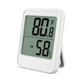 thumbnail image 1 of Indoor Hygrometer Thermometer Large Screen Display Desk Wall Magnetic Electronic Temperature Humidity Meters with Bracket for Home Greenhouse Cellar, 1 of 7