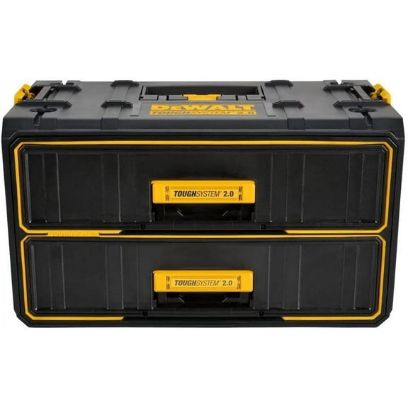 DEWALT Tough System Durable Tool Boxes and Organizers, Yellow, 21.25 x 13.65 x 12.68 Inches, 17.6 lb