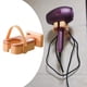 thumbnail image 5 of Estante para de pelo de pelo portátil sin perforaciones Almacenamiento para baño Amarillo Macarena Soporte de secador de pelo, 5 of 8