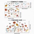 thumbnail image 2 of Boho Florid Wall Sticker Wildflower Wall Art Stickers Nursery Flowers with Butterfly Decals DIY Vinyl Art for Bedroom Classroom Kid's Room Playroom Wallpaper Decoration, 2 of 9