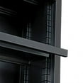 thumbnail image 3 of Famous Brand 277442BK Bookcase 7 Openings 36 W X 12 D X 84 Hin., Black, 3 of 7