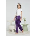 thumbnail image 3 of HiddenValor Women's Pajama Pants, Flannel Cotton Sleepwear Plaid Pajamas, 3 of 5