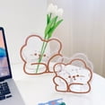 thumbnail image 2 of Transparent Cartoon Pen Holder Animal Stationery Storage Holder Large Capacity, 2 of 3