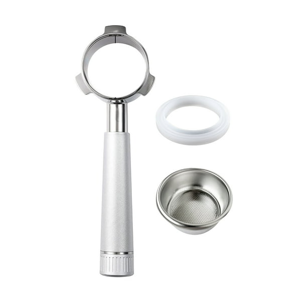 54mm 3-ear bottomless portafilter with alloy handle and stainless steel head, suitable for Breville 870/875/878/880 coffee machines