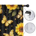 thumbnail image 4 of Blackout Kids Curtains,Butterflies Sunflowers Childrens Insulated Curtains Set Of 2,Bedroom Essentials,Toddler Room Decor 42x54in(106x137cm), 4 of 4