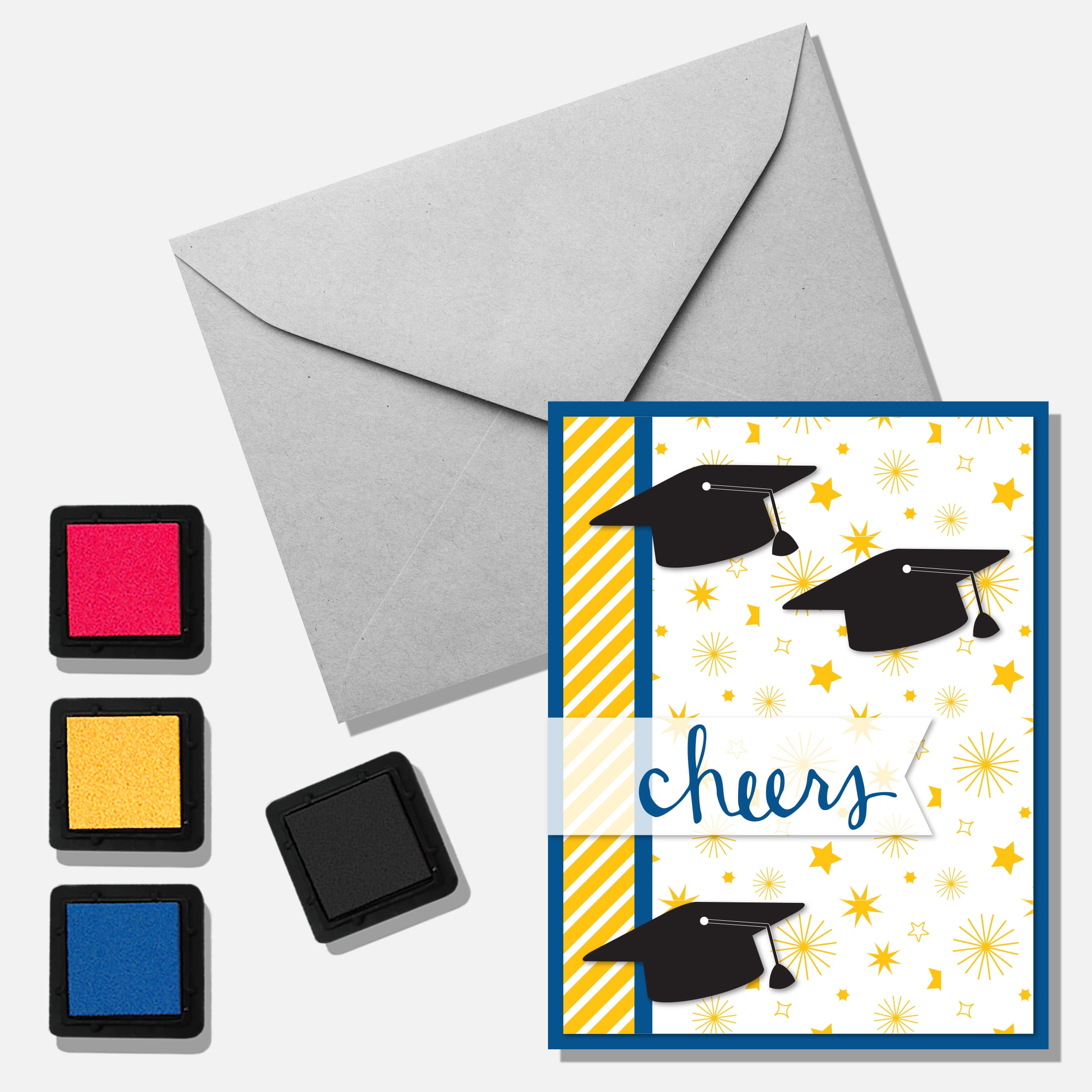 Make & Create Ink Pads, Classic Stamp Ink for Adults, 4 Piece Set
