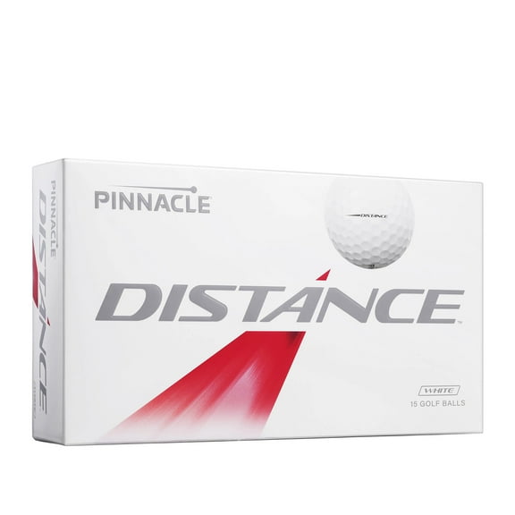 Pinnacle Distance Golf Balls 15pk, White
