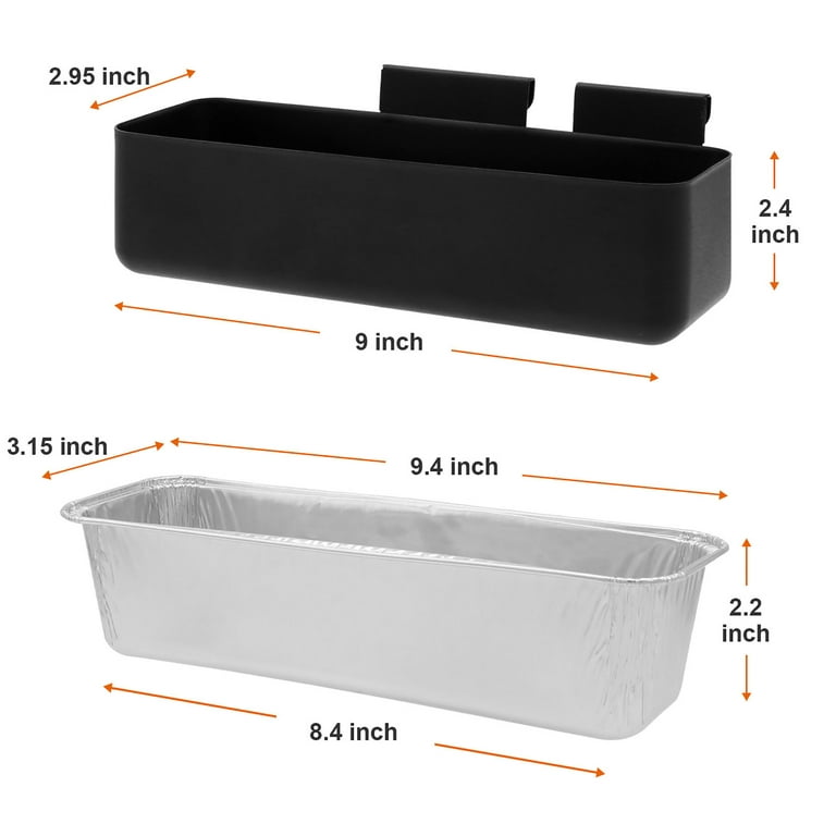 Grease Catcher 10 Pack Aluminum Drip Trays for Camp Chef Grease Catcher Camp Chef Grease Cup for Camp Chef Griddle Drip Catcher Pan Holder for Camp Chef Stove Accessories SG100 SG90 SG14