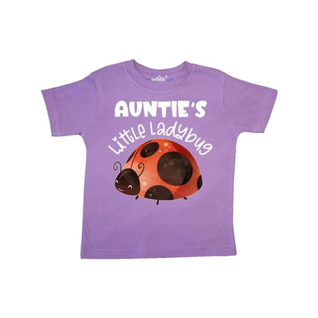 

Inktastic Auntie s Little Ladybug Gift Toddler Boy or Toddler Girl T-Shirt