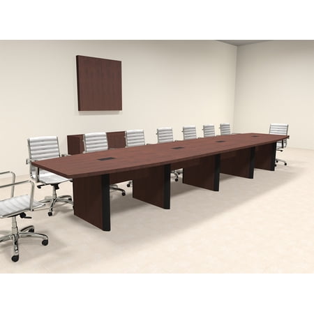 Modern Boat Shaped 18' Feet Conference Table, #OF-CON-CP22