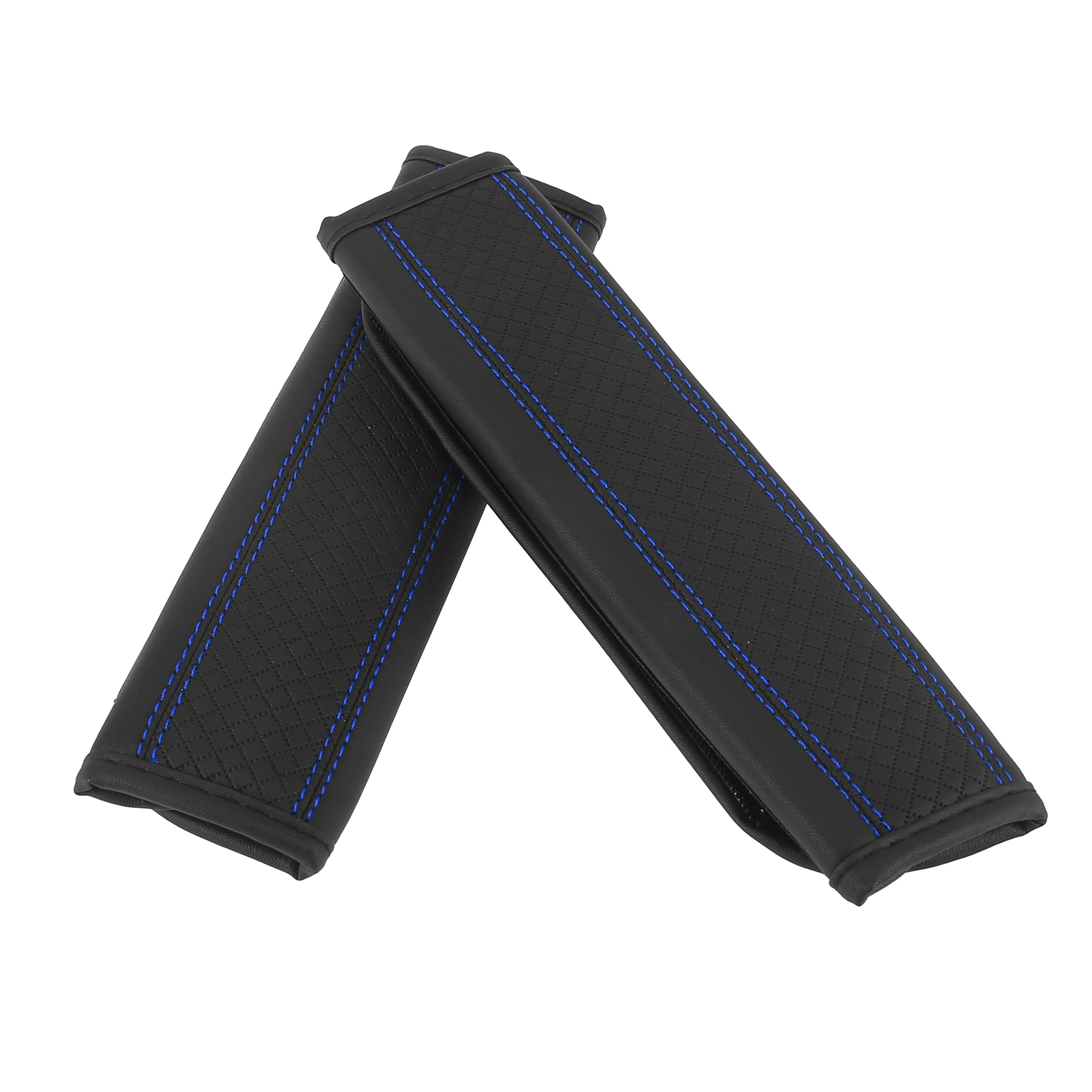 Unique Bargains Universal Seat Belt Shoulder Pad Soft Microfiber Leather Car Strap Covers