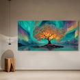 thumbnail image 7 of Large Tree of Life Canvas Wall Art, Abstract Canvas Prints Fantasy Landscape Paintings, Oversized Nature Pictures Artwork for Modern Home Decoration, 7 of 7