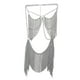 thumbnail image 1 of de Colr de Traje de Baño con Flecos de Cadena de de Decración Pta Sunnimix Traje de cadena de cuerpo, 1 of 8