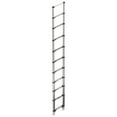 thumbnail image 3 of Anvazise 12.5ft Telescoping Extension Ladder, Stainless Steel Folding Telescopic Ladder with Locking Mechanism, Multi-Purpose Collapsible Ladder for Home or RV Outdoor Work, Bearing 330lbs (White), 3 of 13