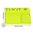 thumbnail image 4 of Soporte para cuchara, espátula de silicona, estante de almacenamiento, 6 ranuras, utensilios para colgar, resto, suministro de cocina, verde Jumpingount HA004432-05B, 4 of 7