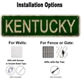 thumbnail image 4 of Kentucky Sign, America State Name Vintage Metal Tin Sign, Wall Decor for Office/Home/Classroom 4x16 Inches, 4 of 7