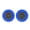 Blue, variant on Rupoun 2 Pack 3.5 Inch / 88.9 mm Electric Drill Brush Head Durable Drill Brush Attachment for Carpets Decoration Red