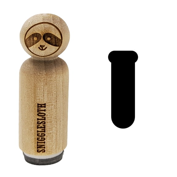 Science Glassware Test Tube Solid Rubber Stamp for Scrapbooking Crafting Stamping - Mini 1/2 Inch