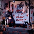 thumbnail image 6 of Halloween Bloody Decorations, Bloody Handprint Footprint Floor Clings, Halloween Party Indoor Outdoor Wall Window Floor Stickers Clings$$Home Decor, Kitchen, & Other, 6 of 8