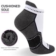 thumbnail image 3 of COOPLUS Women's Ankle Socks 10 Pairs, Cushioned Breathable Mesh Arch Support Low Cut Athletic Running Socks, 3 of 8