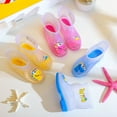 thumbnail image 3 of nsendm Female Shoes Little Kid Kids Low Heels Cute Cartoon Mid Tube Rain Boots Fashion Transparent Practical Outdoor Small Toddler Rain Boots Girls Pink 11, 3 of 7