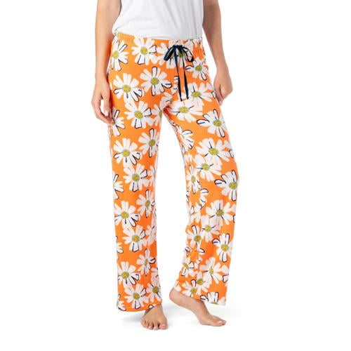 Hello Mello Signature Soft Pajama Lounge Pants Bottoms, Lazy Daisy Medium/Large (Women's)