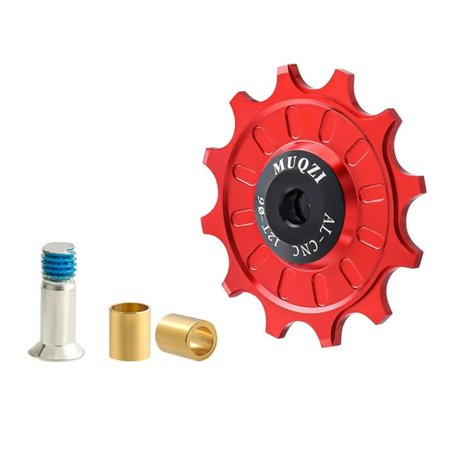 S SERENABLE Rear Derailleur Pulley Wheel Guide Roller 11T 12T 13T 14T 15T 16T 17T Ultralight 12T Red