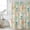 Green Brown, variant on Teal Red Jellyfish Coastal Shower Curtain, Waterproof Shower Curtains for Bathroom, Summer Beach Coral Starfish Nautical Washable Fabric Bathtub Curtain Set Bath Decor with 12 Hooks Long 72"x84"