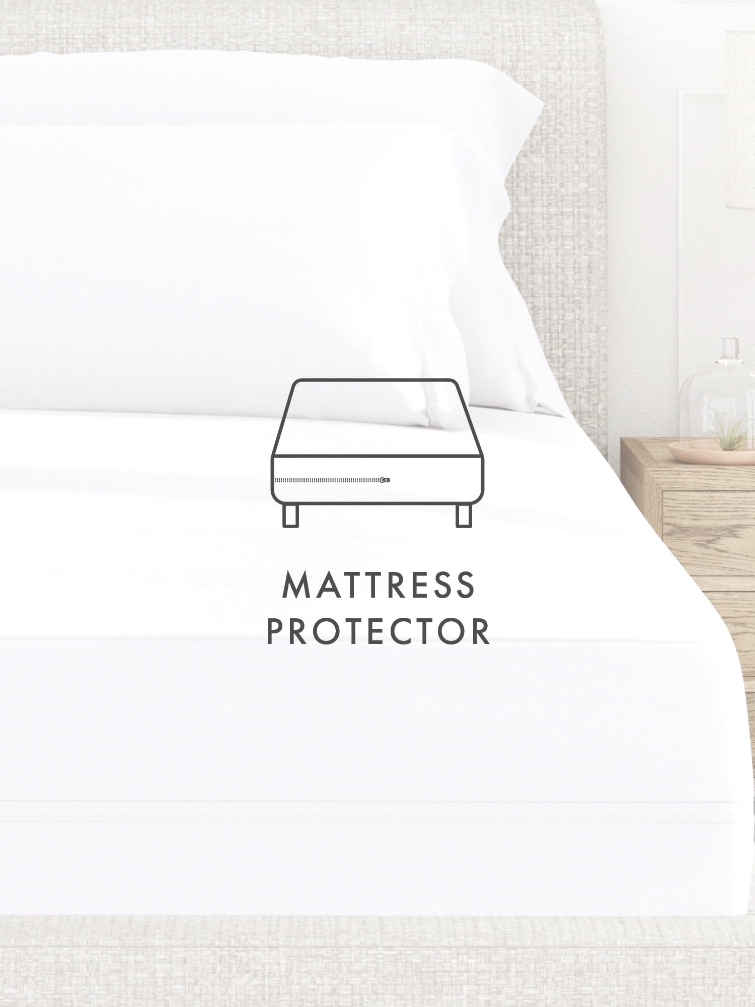 Waterproof Zippered Mattress Protector - Full Encasement Bed Bug Protection for Twin XL Size Beds by Comfort Canopy