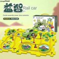 thumbnail image 2 of Games; Activities; Parties;Toy;Small Car Map Puzzle Diy Track Set Electric Car Toys Mini Road Signs Educational Toys WholeCar Included, 2 of 5