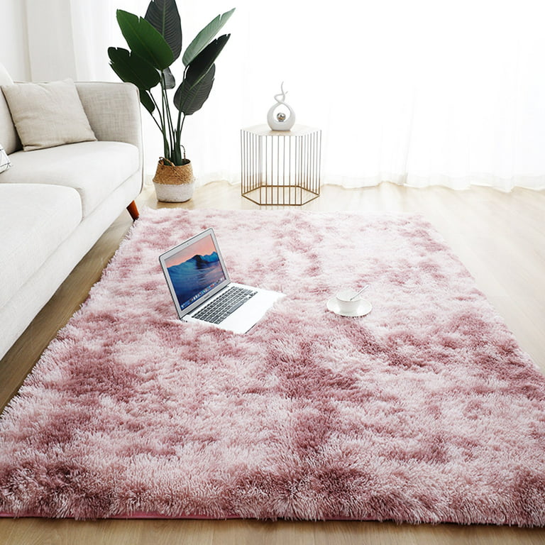 SAYFUT Smooth Soft Large Shaggy Fluffy Rugs Anti-Skid Area Rug Dining Room  Home Bedroom Floor Mat, Non Slip Area Rug Pad for Wood Floor Anchor Grip Carpet  Pad Grippers for Area Rugs