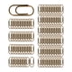thumbnail image 4 of 100 piezas clips de papel clips clips de estilo vintage suministros de oficina de metal creativo notas clips clasificados para diario de aula Bronce, 4 of 8