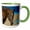 Green/White, variant on 3drose, Quarter Horse, 11oz Mug