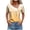 Yellow B, variant on Casual Women's Striped Short Sleeve Button-Up Top, Spring Summer Tee Style Shirt