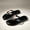 Black, variant on Women Jewelled Flip Flops Thong Strap Open Round Toe Comfy on Flats Sandals Casual Summer Beach Slippers