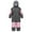 Grey, variant on XIMIN Snow Suit for Girls One Piece Snowsuit Waterproof Insulated Waterproof Winter Overalls Snowboarding Ski Suits Coats Jumpsuits Outdoor Snowsuit