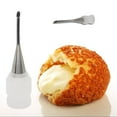 thumbnail image 4 of DALX 2PCS/Set Puff Cake Tip Pastry Cream Butter Stainless Steel Nozzle Decor Baking Piping Tube DIY Kitchen Home, 4 of 7