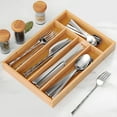 thumbnail image 4 of ACDANC Silverware Organizer,Made of Bamboo Silverware Organizer,Divider Plate Silverware Tray,Style 1, 4 of 7